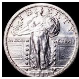1917-S Type 2 Standing Liberty Quarter  CLOSELY U