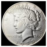 1935-S Silver Peace Dollar NEARLY  UNCIRCULATED