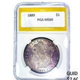 1889 Morgan Silver Dollar PGA MS66