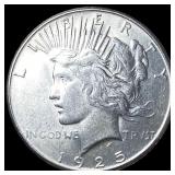 1925 Silver Peace Dollar CLOSELY UNCIRCULATED