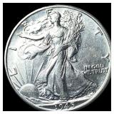1945-D Silver Walking Liberty Half Dollar CHOICE A