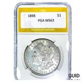 1898 Morgan Silver Dollar PGA MS63