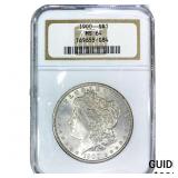 1900 Morgan Silver Dollar NGC MS64