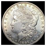 1887 Morgan Silver Dollar CHOICE AU