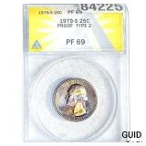 1979-S Washington Silver Quarter ANACS PF69 Type 2