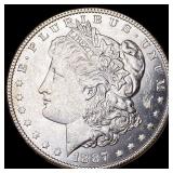 1887 Morgan Silver Dollar GEM BU