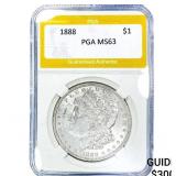 1888 Morgan Silver Dollar PGA MS63