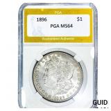 1896 Morgan Silver Dollar PGA MS64