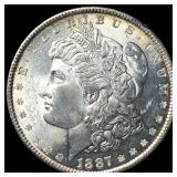 1887 Silver Morgan Dollar UNCIRCULATED