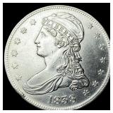 1838 Silver Capped Bust Half Dollar CLOSELY  UNCI