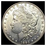 1885 Silver Morgan Dollar CHOICE AU