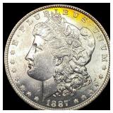 1887 Silver Morgan Dollar UNCIRCULATED