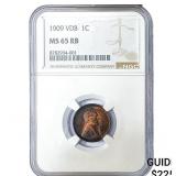 1909 Wheat Cent NGC MS65 VDB RB