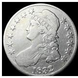 1832 Capped Bust Half Dollar NEARLY  UNCIRCULATED
