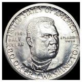 1946 Silver Booker T. Washington Half Dollar  CHO