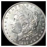 1887 Silver Morgan Dollar UNCIRCULATED