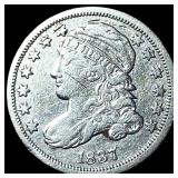 1837 Silver Capped Bust Dime  NEARLY UNCIRCULATED