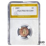 1907 Indian Head Cent PGA PR65 RD CAM