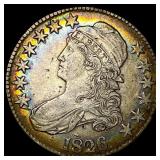 1826 Capped Bust Half Dollar NEARLY UNCIRCULATED