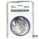 1896 Morgan Silver Dollar ANACS MS63