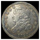 1821 Silver Capped Bust Dime NEARLY  UNCIRCULATED