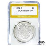 1904-O Morgan Silver Dollar PGA Brilliant UNC