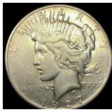 1927-S Silver Peace Dollar LIGHTLY CIRCULATED
