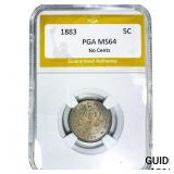 1883 Liberty Victory Nickel PGA MS64 No Cents