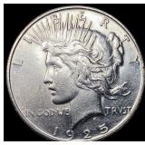 1925-S Silver Peace Dollar CLOSELY UNCIRCULATED