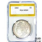 1902 Morgan Silver Dollar PGA MS64