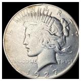 1927 Peace Silver Dollar NEARLY UNCIRCULATED