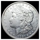 1921-D Silver Morgan Dollar NEARLY  UNCIRCULATED