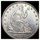 1873 Arrows Seated Liberty Half Dollar  CLOSELY U
