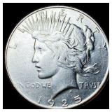 1925-S Silver Peace Dollar CLOSELY UNCIRCULATED
