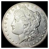 1902-S Silver Morgan Dollar NEARLY UNCIRCULATED