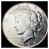 1925-S Silver Peace Dollar CHOICE AU