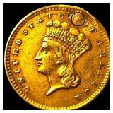 1856 Gold $1 Indian Head NICELY CIRCULATED