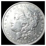 1887-O Silver Morgan Dollar NEARLY UNCIRCULATED