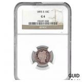 1895-S Barber Dime NGC G4