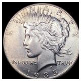1935 Peace Silver Dollar CLOSELY UNCIRCULATED