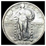1920-S Silver Standing Liberty Quarter CHOICE AU