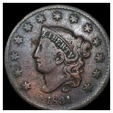 1831 Coronet Head Large Cent ABOUT  UNCIRCULATED