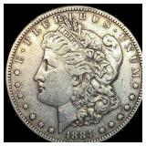 1884-S Silver Morgan Dollar ABOUT UNCIRCULATED
