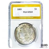 1889 Morgan Silver Dollar PGA MS64