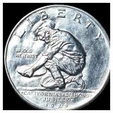 1925-S Silver California Diamond Jubilee Half Doll