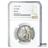 1920 Pilgrim Half Dollar NGC MS65