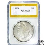 1896 Morgan Silver Dollar PGA MS64