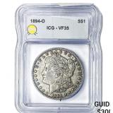 1894-O Morgan Silver Dollar ICG VF35