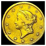 1852-O Gold $1 Liberty Head CLOSELY UNCIRCULATED