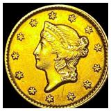 1853 Gold $1 Type 1 CLOSELY UNCIRCULATED